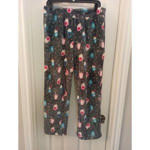 Women Jaclyn Intimates Hot Coco Colorful Soft & Stretchy Pajama Pant Pkts Medium